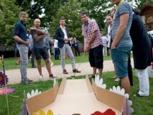 Summer is in full swing and we have begun it in a festive mood with a great event within the Retail Business Mixer (RBM) 2018.  This year's RBM was held for the first time in the beautiful settings of Grébovka Park.  We wanted to emphasize this fact with the visible "Summer Lounge ppm" zone, where we brought a lot of activities for the party's visitors to try.  Apart from the rental of sports equi (25)